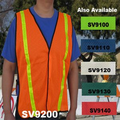 Economy Neon Orange Mesh Safety Vest